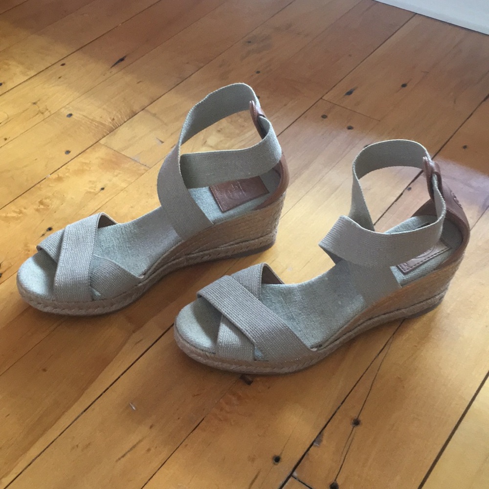 Tory Burch strappy espadrille wedges